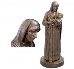 SYNTHETIC MARBLE ST THERESA OF CALCUTTA FINISHED LEATHER